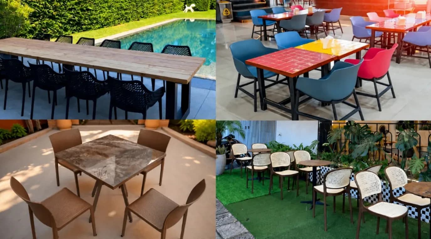 Các mẫu ghế nhựa cho quán cafe được ưa chuộng hiện nay